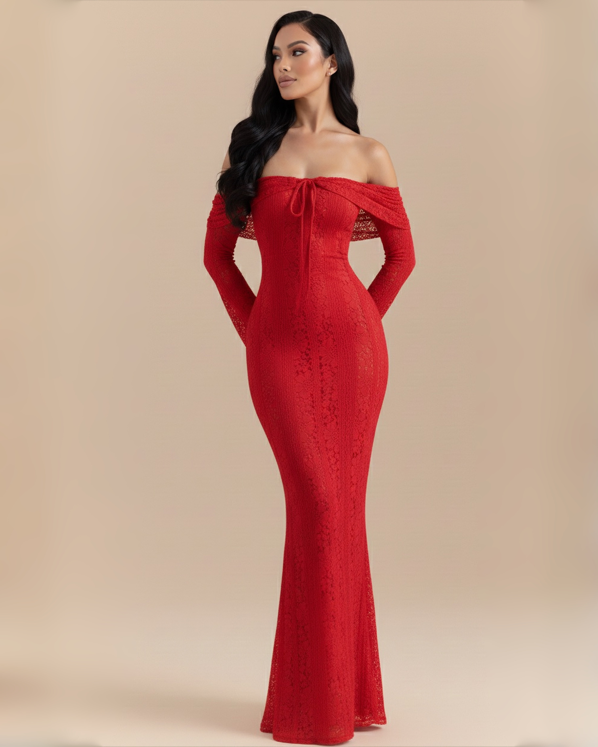 The Isabelle Maxi Dress - Red