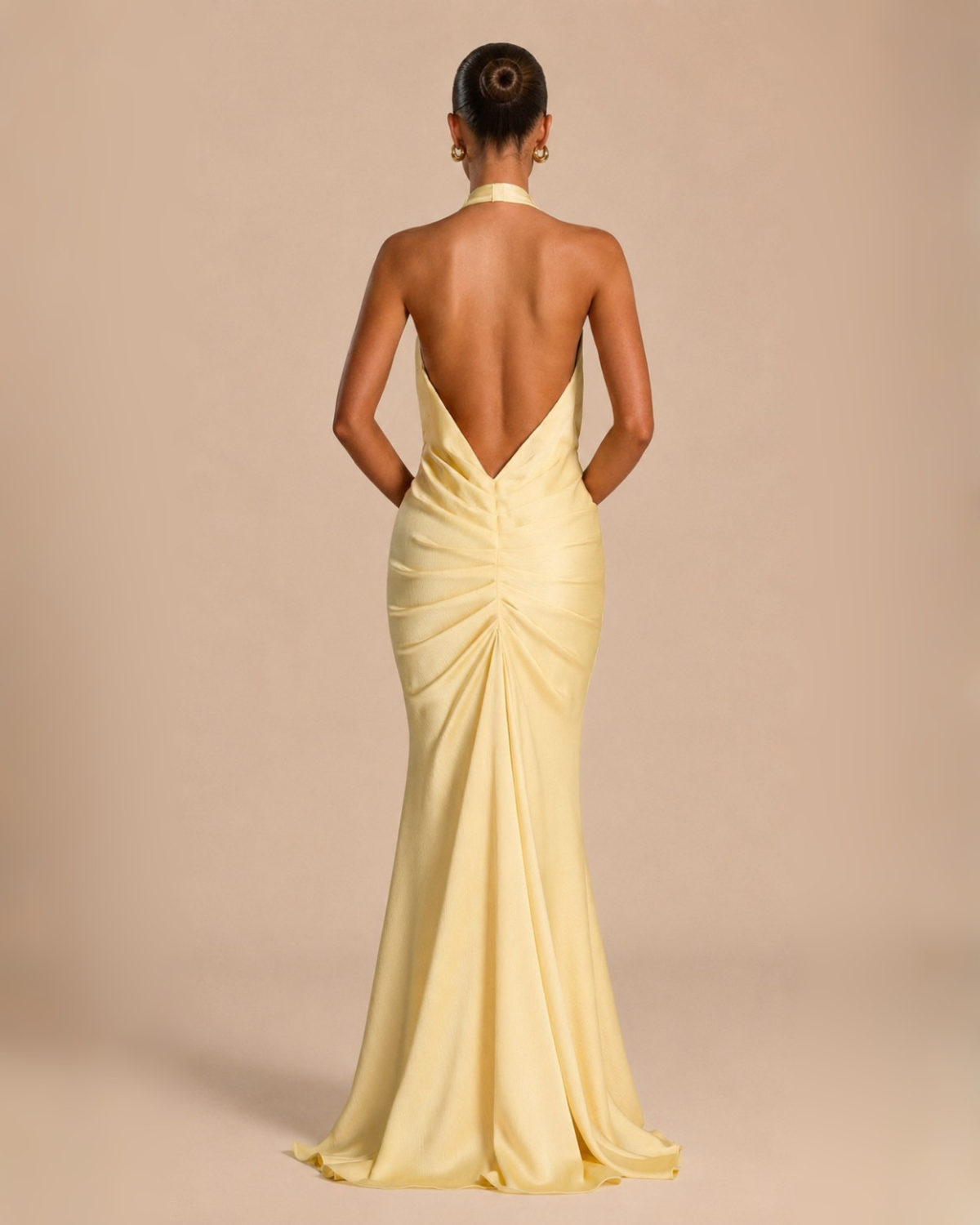 The Lusia Maxi Dress - Yellow