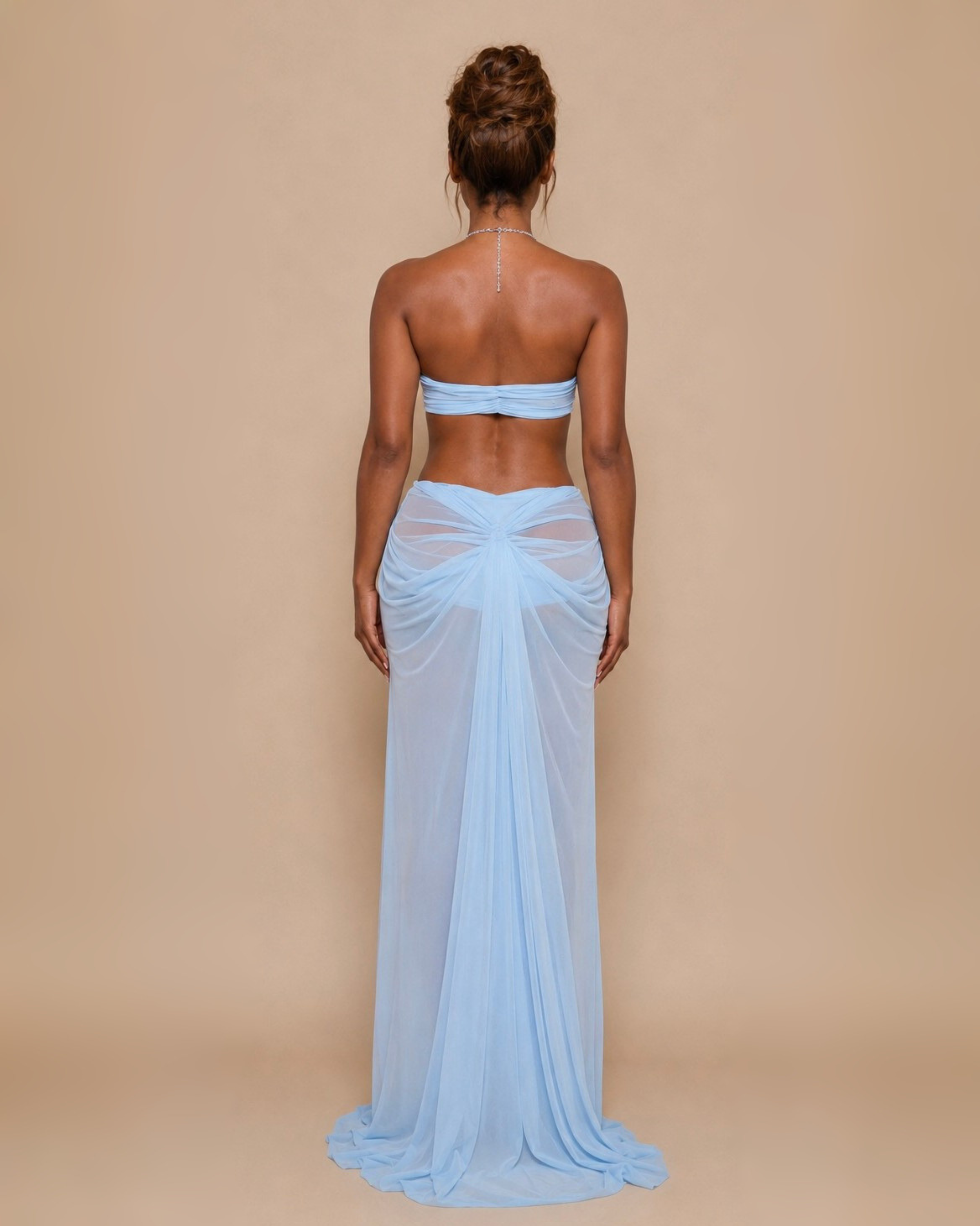 The Kiana Maxi Dress - Baby Blue