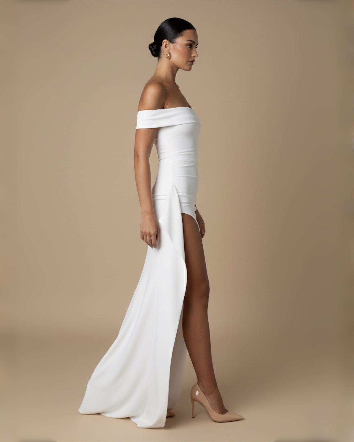The Nala Maxi Dress - White