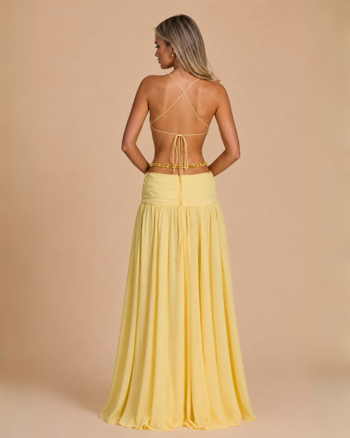 The Alula Maxi Dress - Yellow