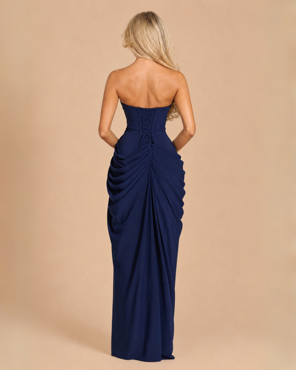 The Diana Maxi Dress - Navy Blue