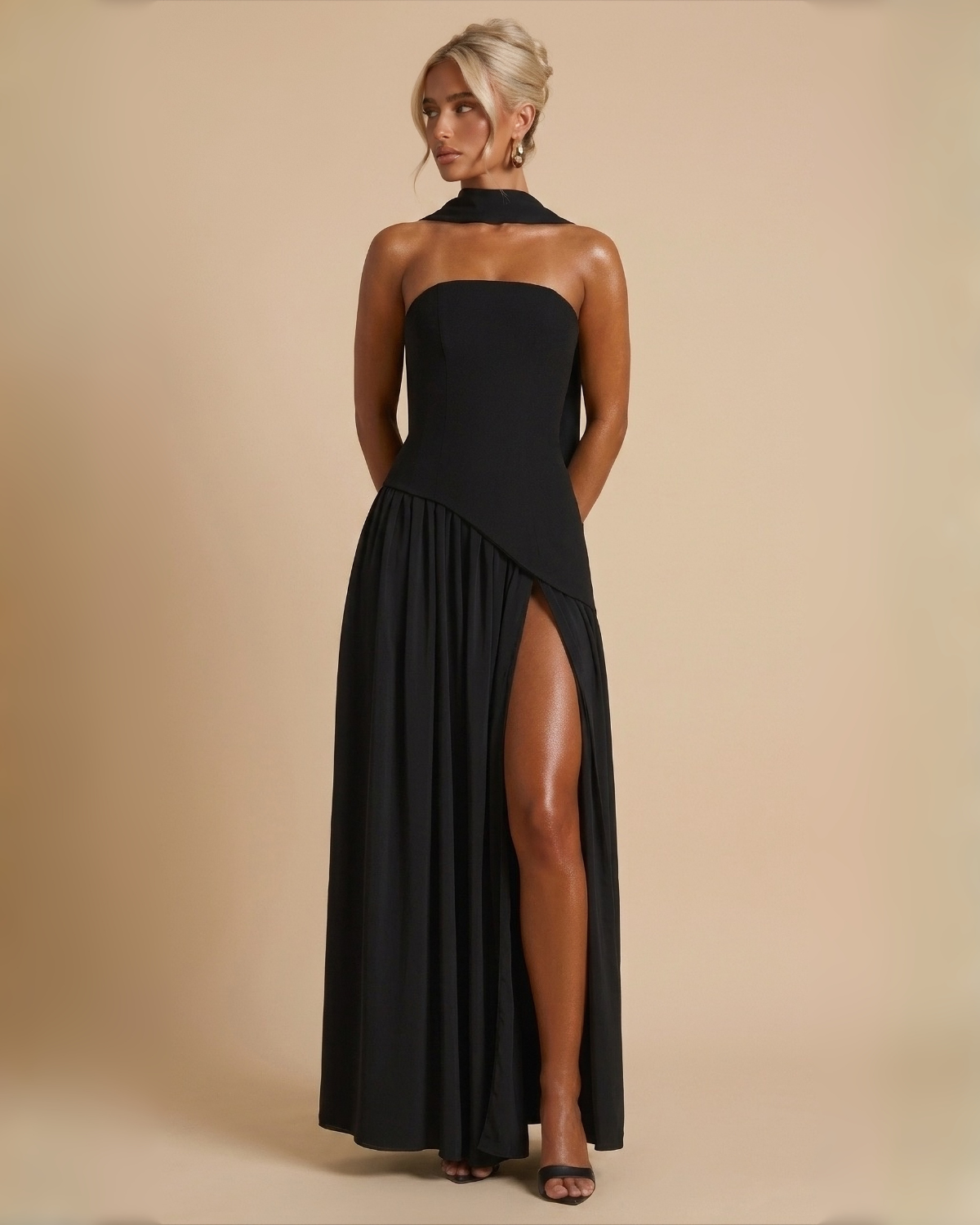 The Elizabeth Maxi Dress - Black