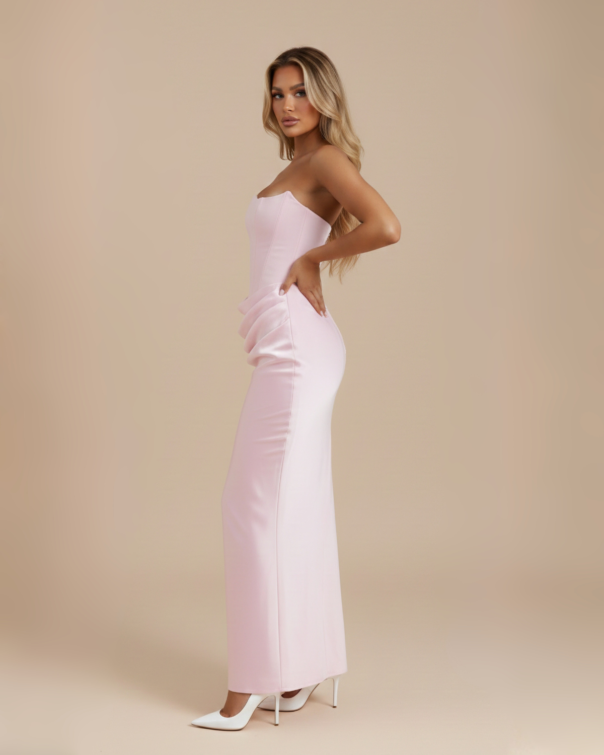 The Laura Maxi Dress - Pink