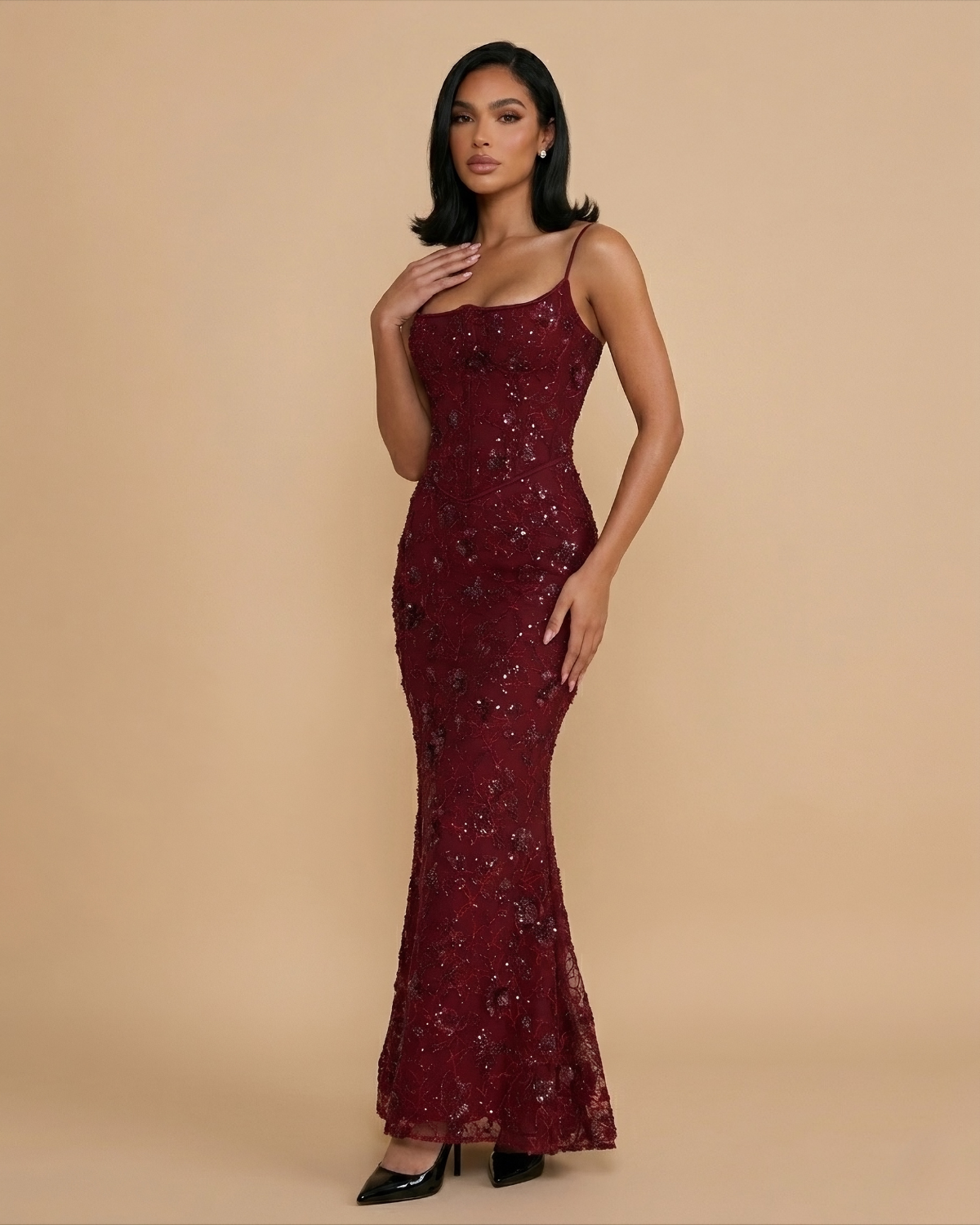 The Eloise Maxi Dress - Red