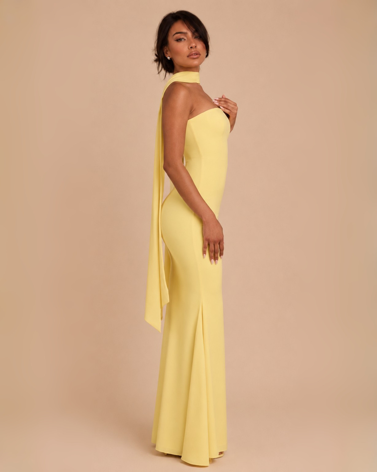The Belsa Maxi Dress -  Yellow
