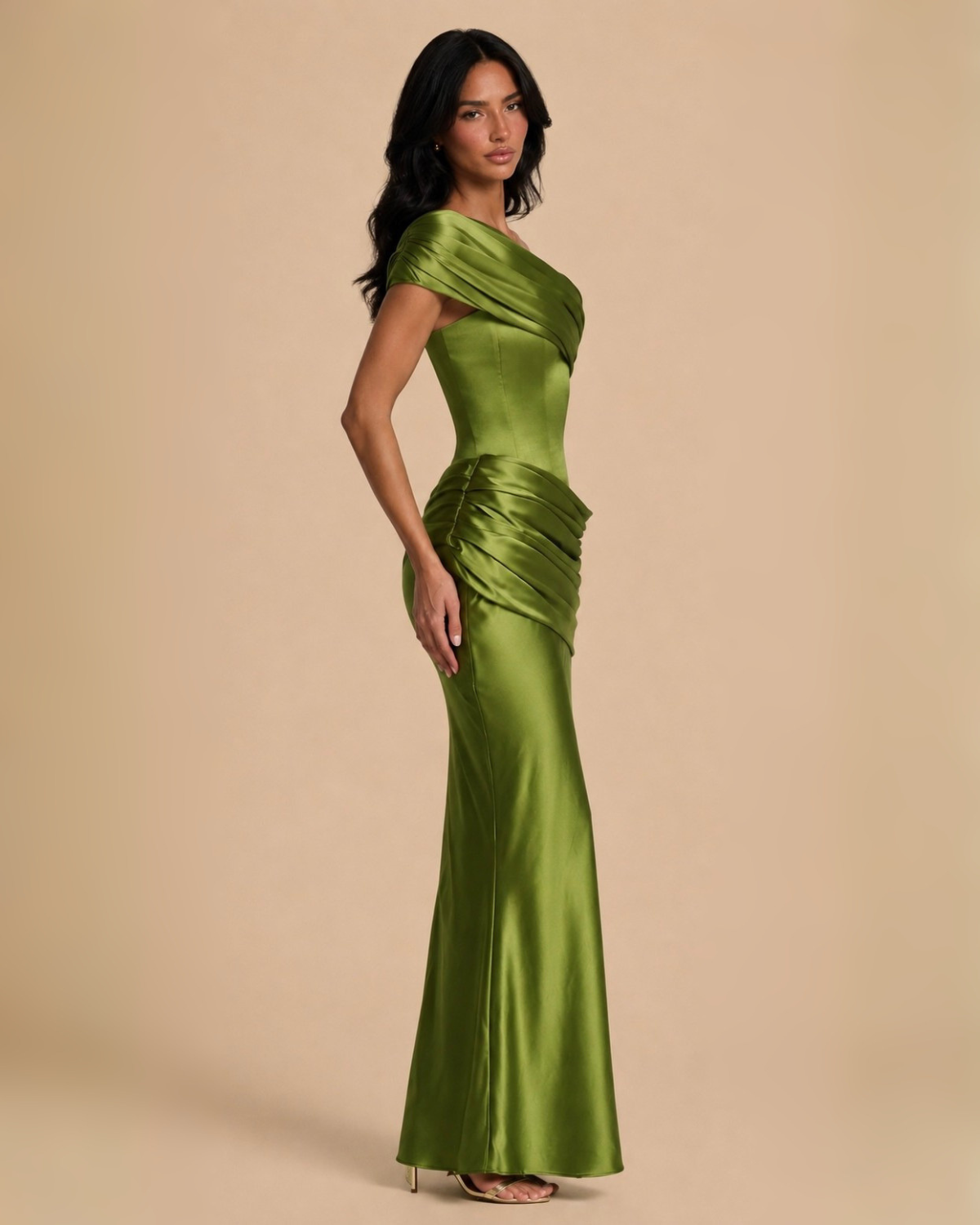 The Laverna Maxi Dress - Green