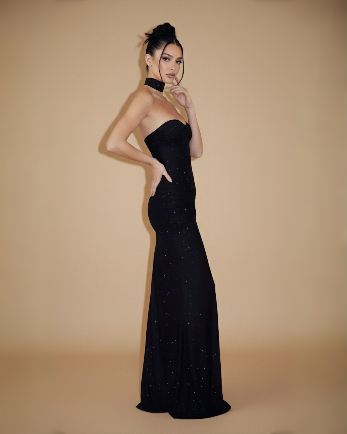 The Amara Maxi Dress - Black