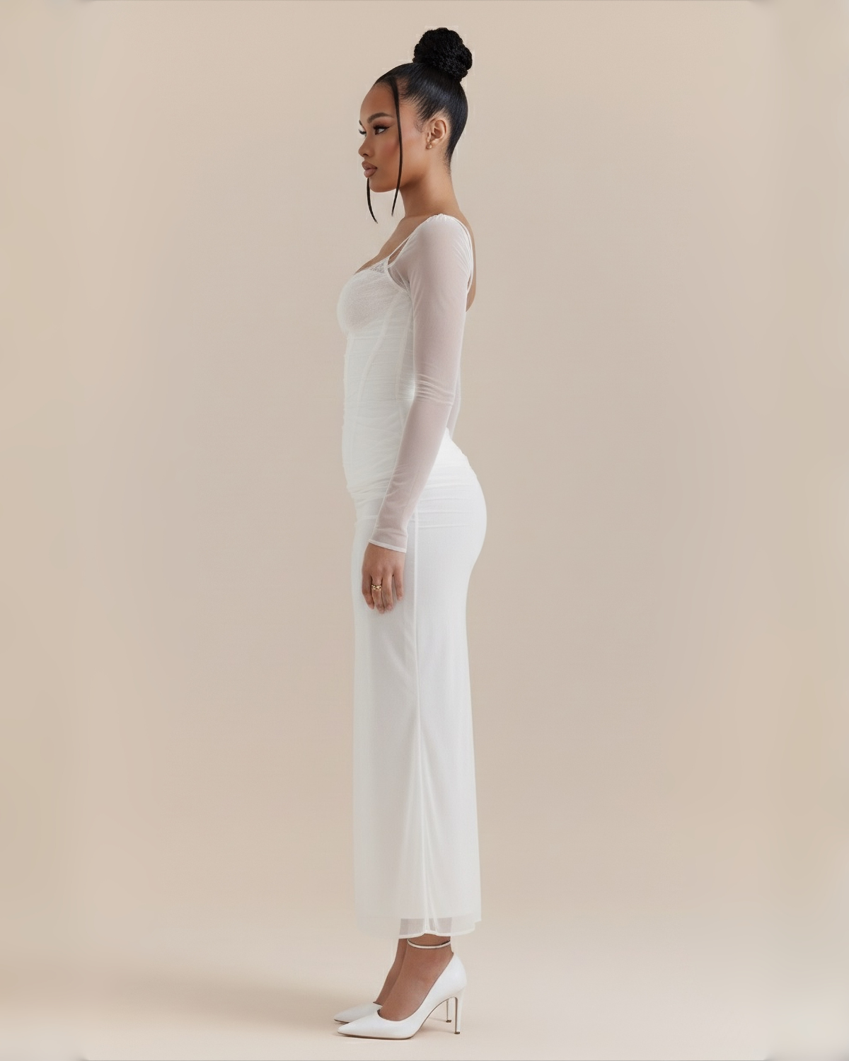 The Tamara Maxi Dress - White