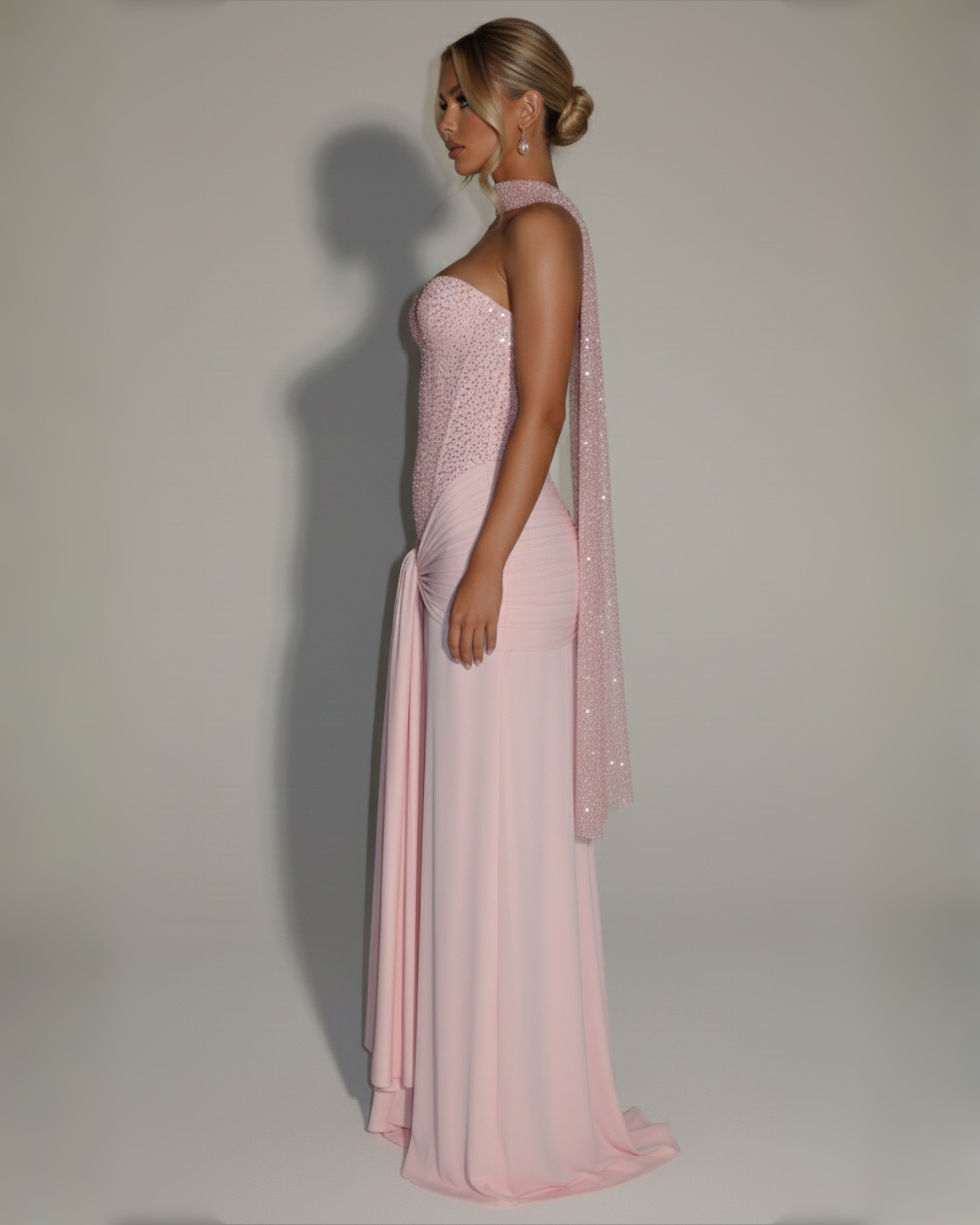 The Arabella Maxi Dress - Baby Pink Onalah The Arabella Maxi Dress - Baby Pink Onalah