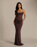 The Jessamine Maxi Dress - Brown