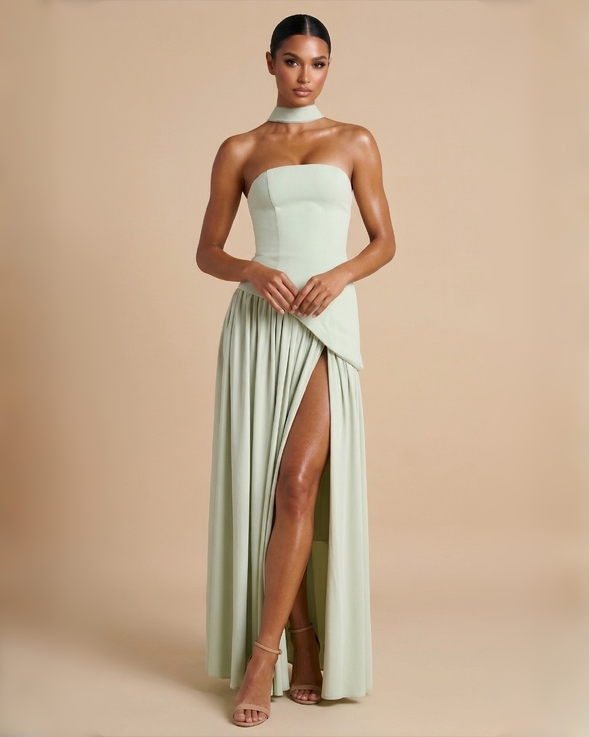 The Elizabeth Maxi Dress - Mint