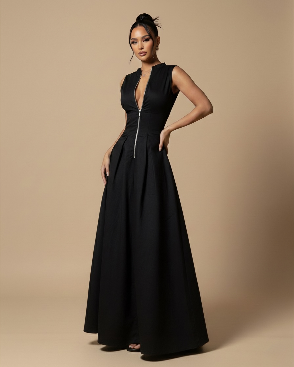 The Rona Maxi Dress - Black