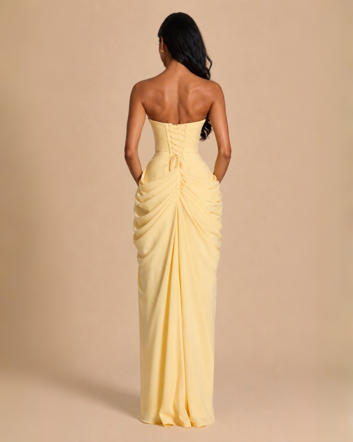 The Diana Maxi Dress - Yellow