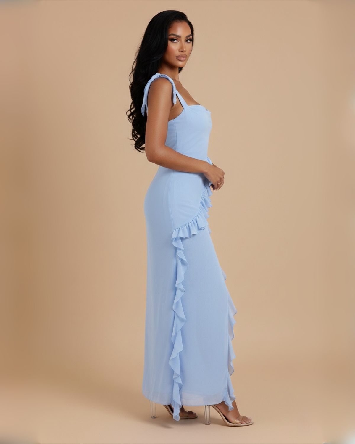The Camille Maxi Dress - Blue