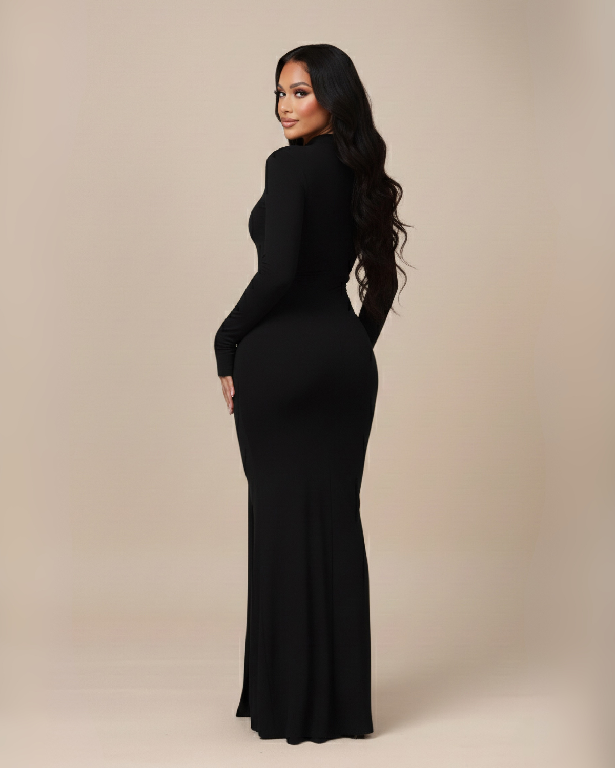 The Estelle Maxi Dress - Black