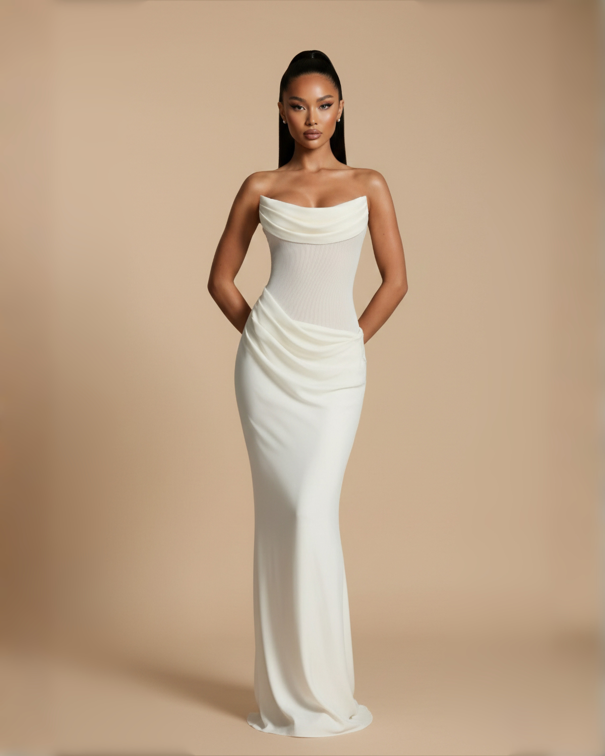 The Jessamine Maxi Dress - White