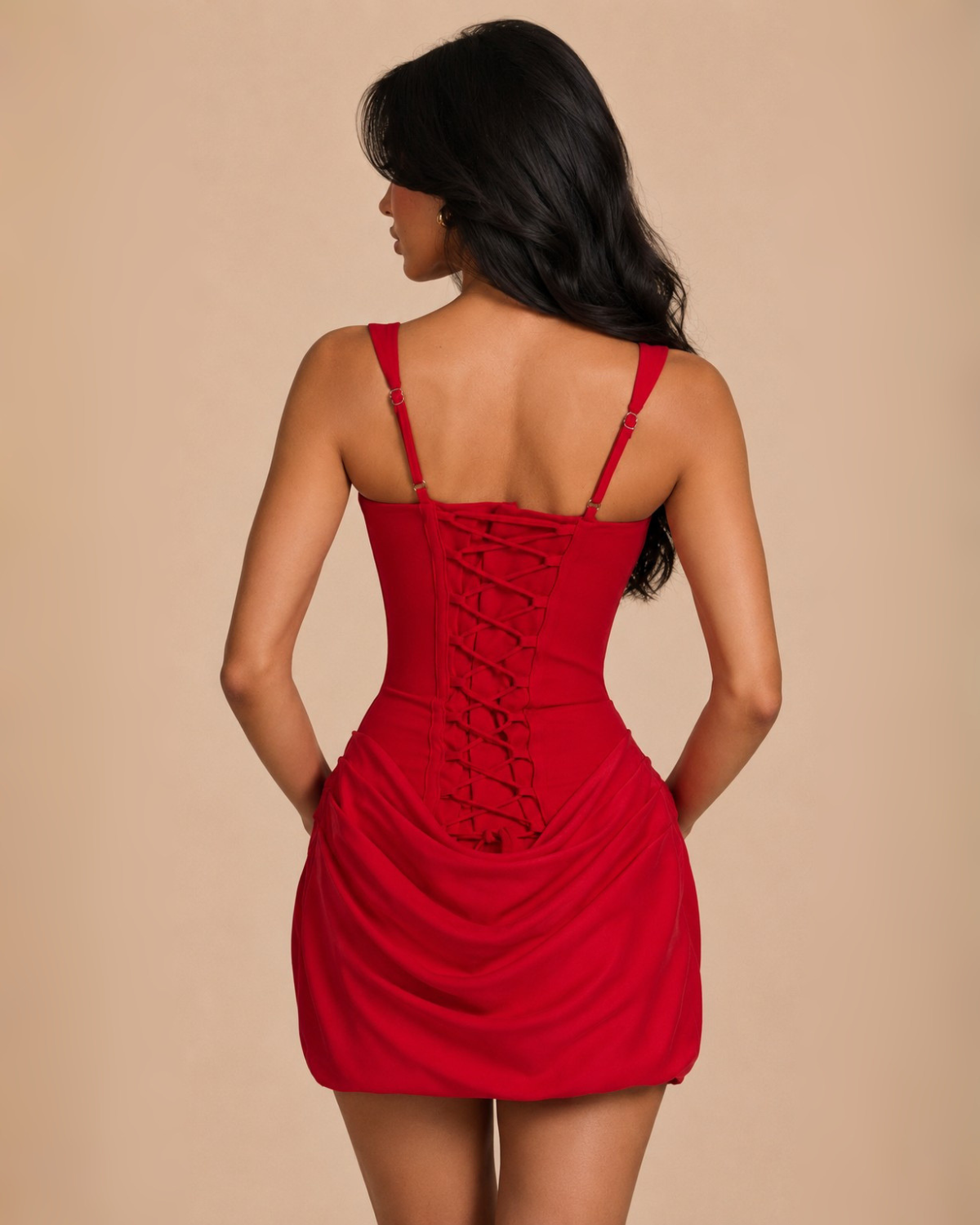 The Seraphina Mini Dress - Red