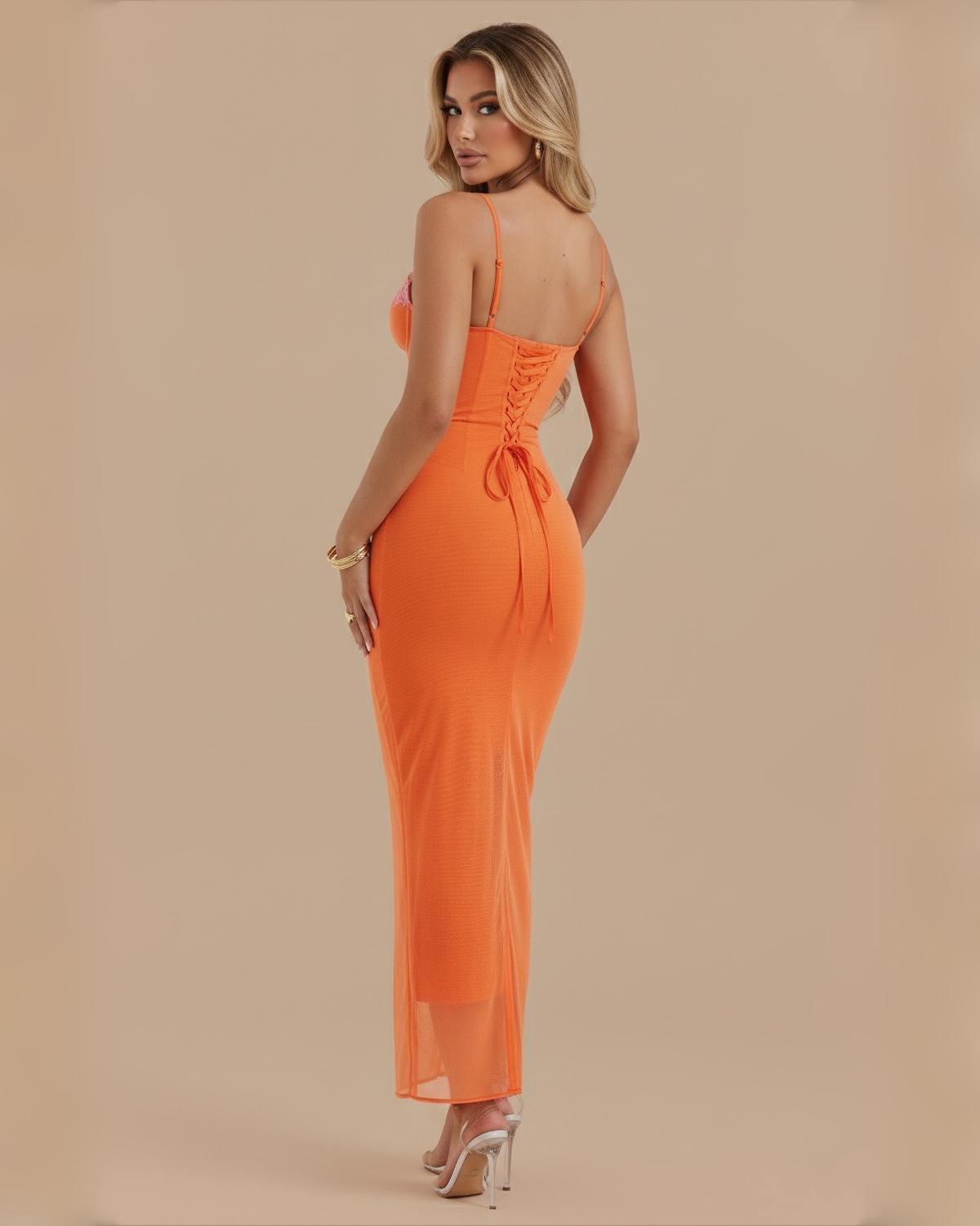 The Yaya Maxi Dress - Orange