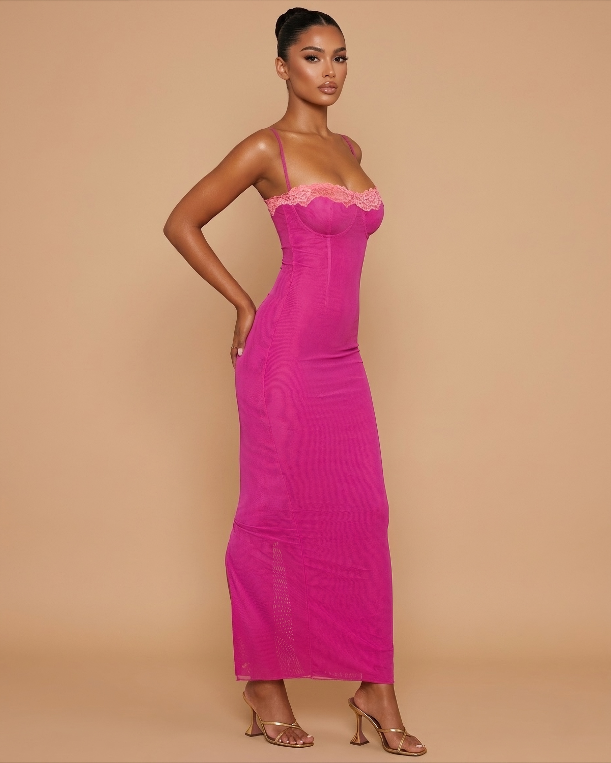 The Yaya Maxi Dress - Pink