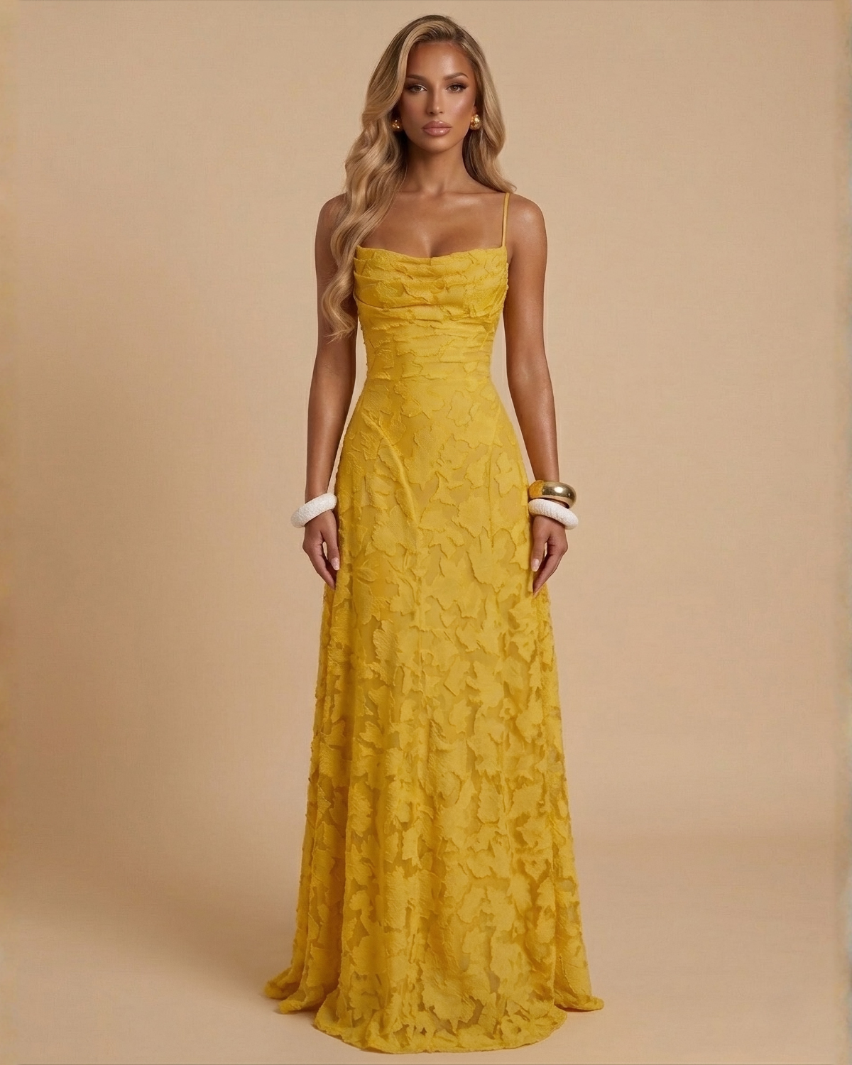 The Lola Maxi Dress - Yellow