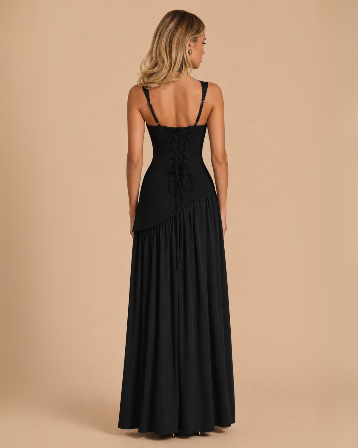 The Stephanie Maxi Dress - Black