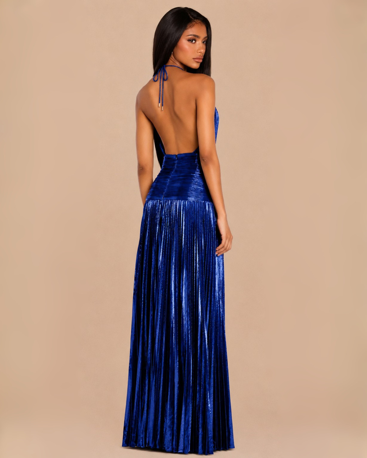 The Calanthe Maxi Dress - Royal Blue