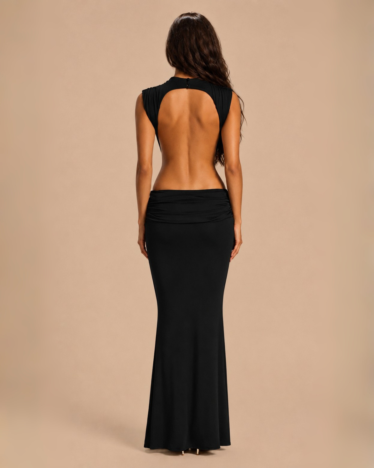 The Chantelle Maxi Dress - Black