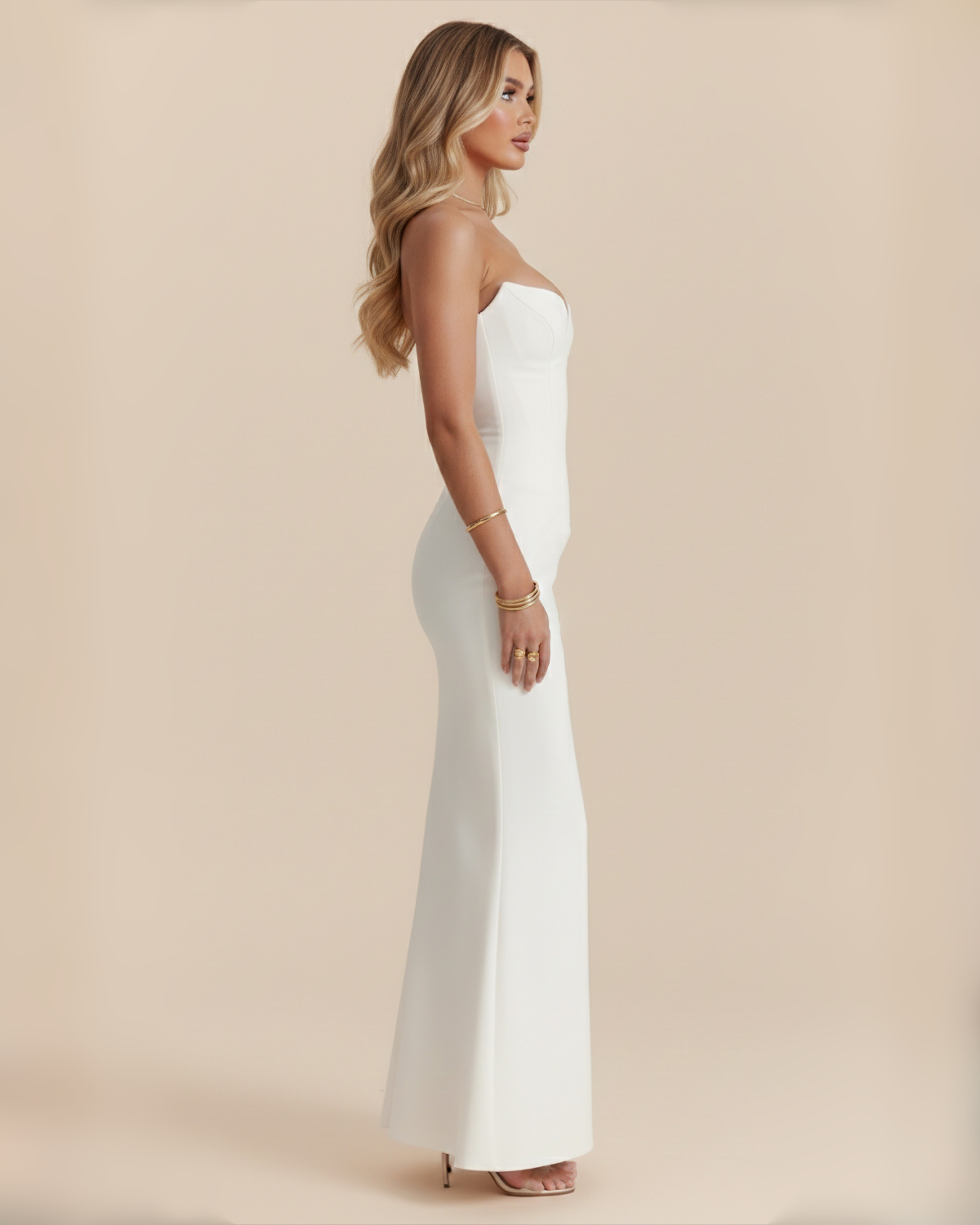 The Marianna Maxi Dress - White