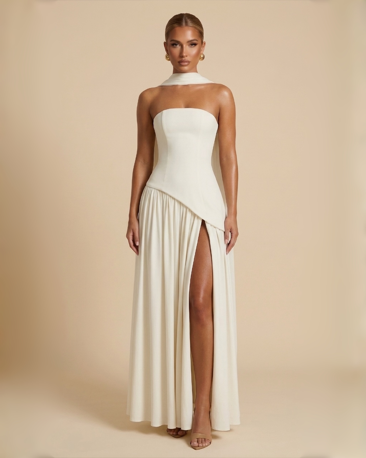 The Elizabeth Maxi Dress - White