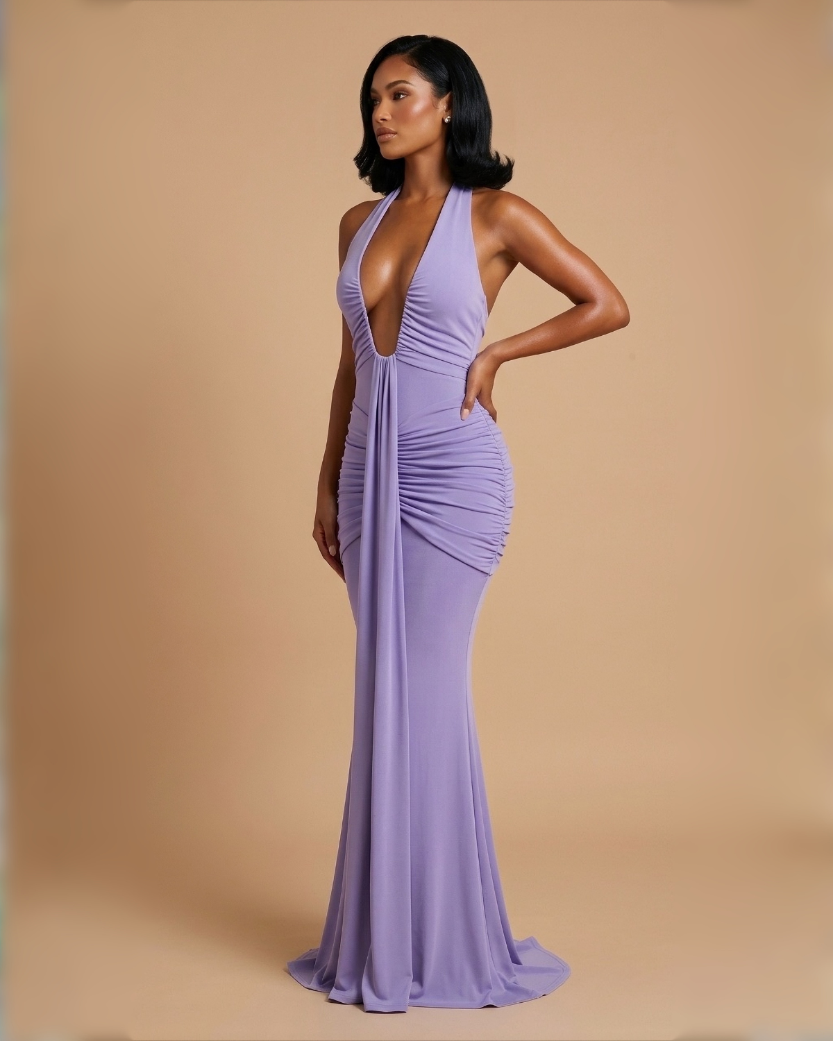 The Angelica Maxi Dress - Purple