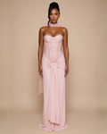 The Arabella Maxi Dress - Baby Pink