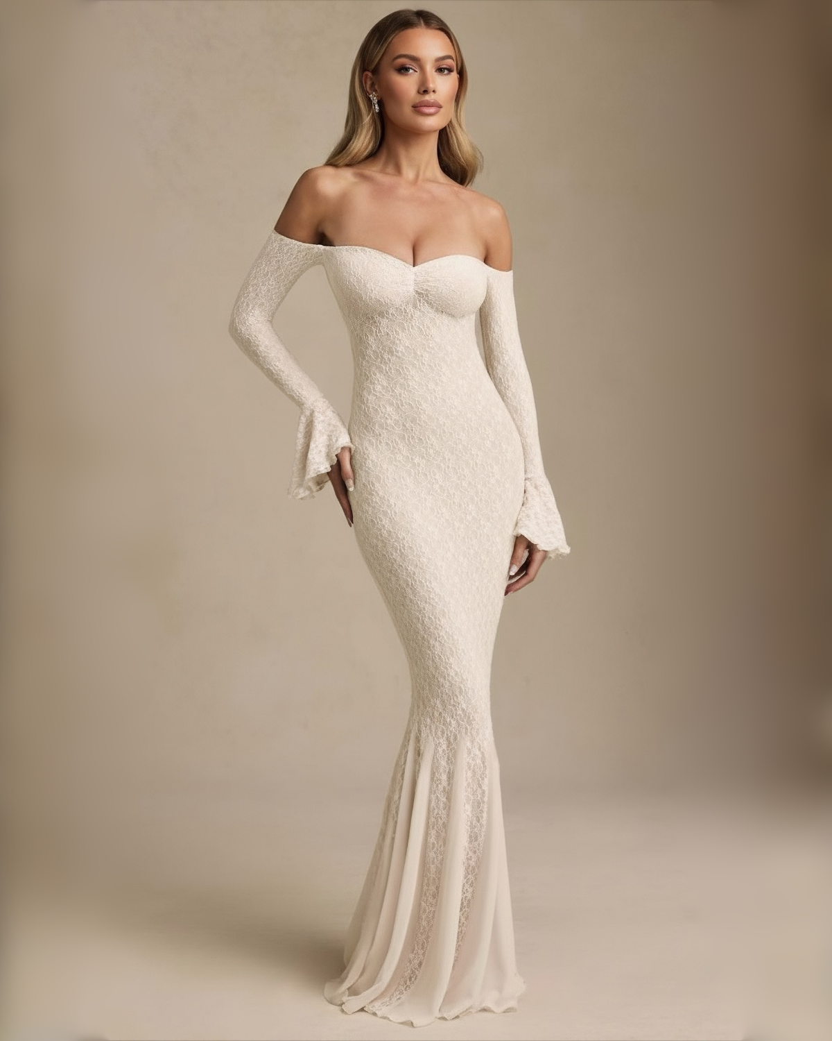The Lydia Maxi Dress - White