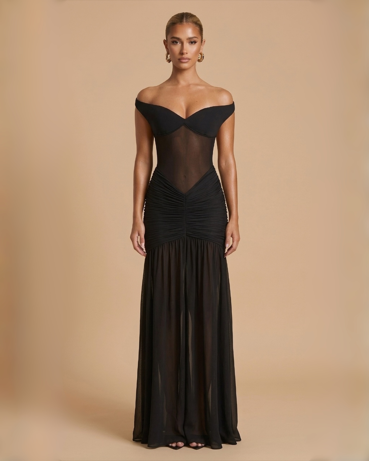 The Daphne Maxi Dress - Black
