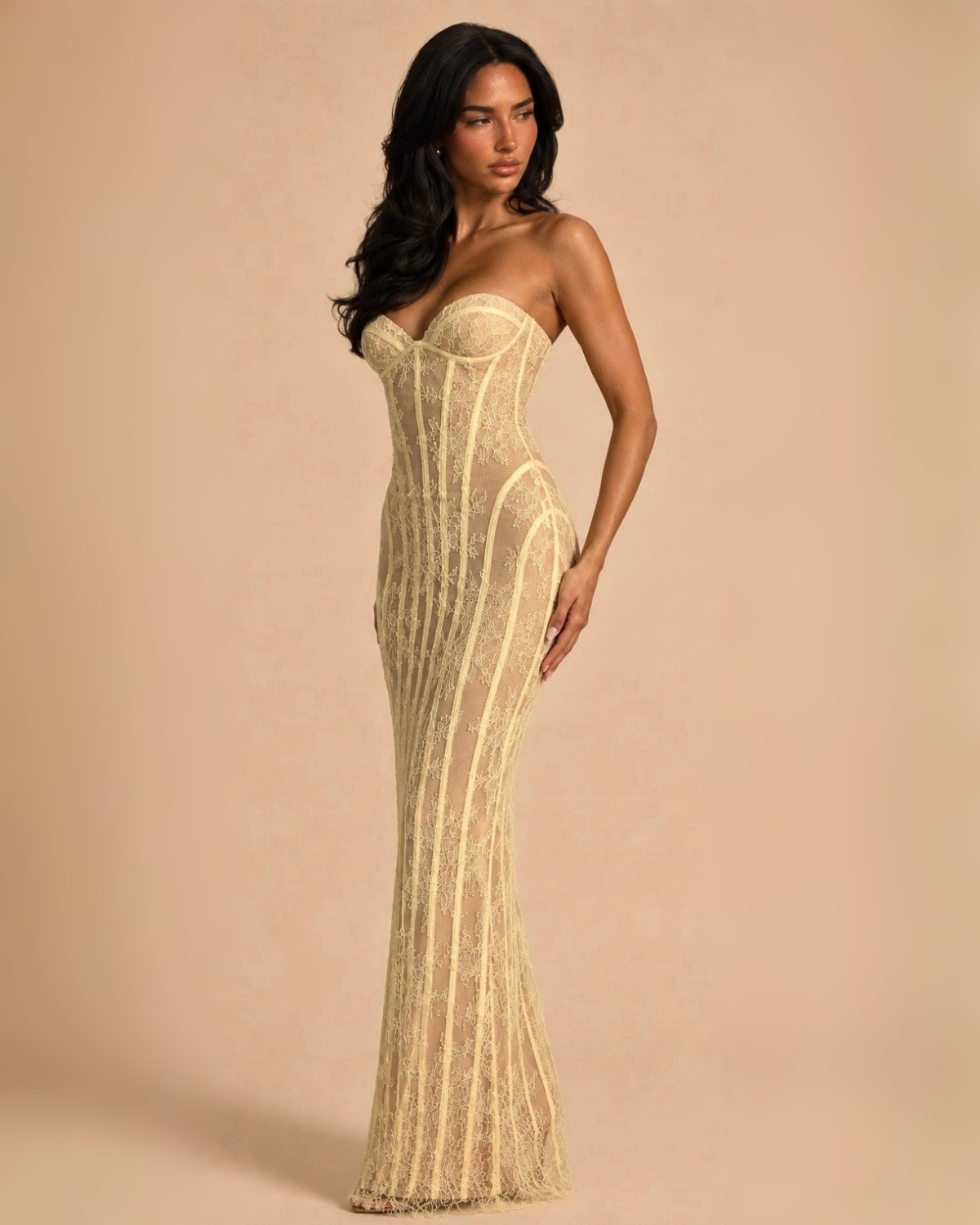 The Alexandra Maxi Dress - Yellow