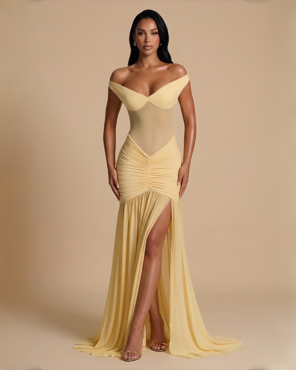 The Daphne Maxi Dress - Yellow