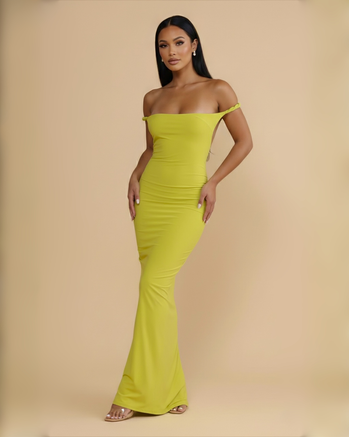 The Marina Maxi Dress - Noen Yellow