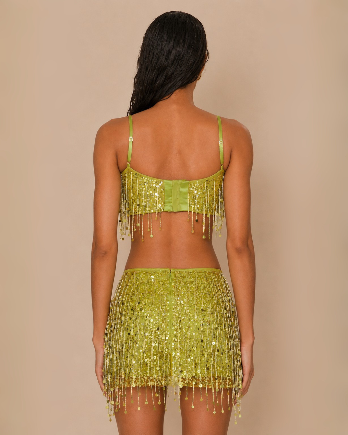 The Amie Skirt Set - Green