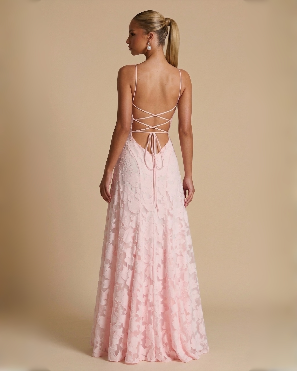 The Lola Maxi Dress - Baby Pink