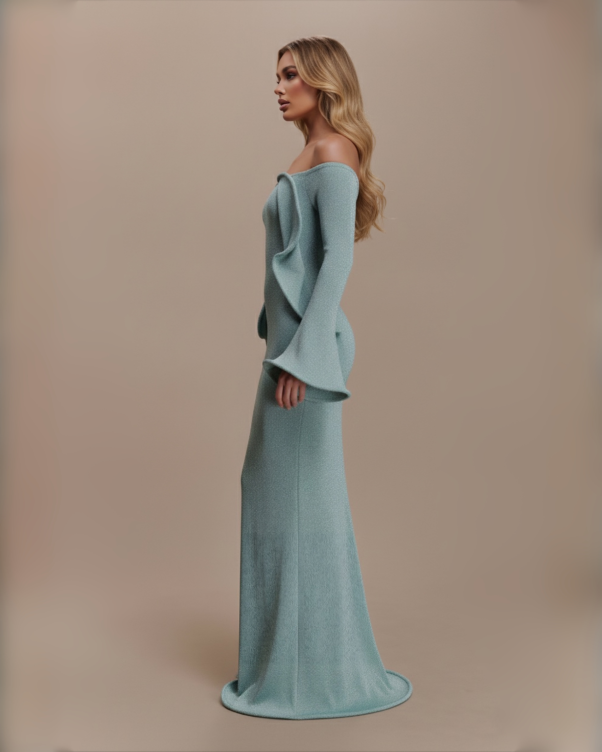 The Navaeh Maxi Dress - Mint
