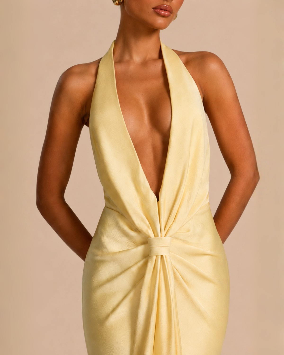 The Lusia Maxi Dress - Yellow