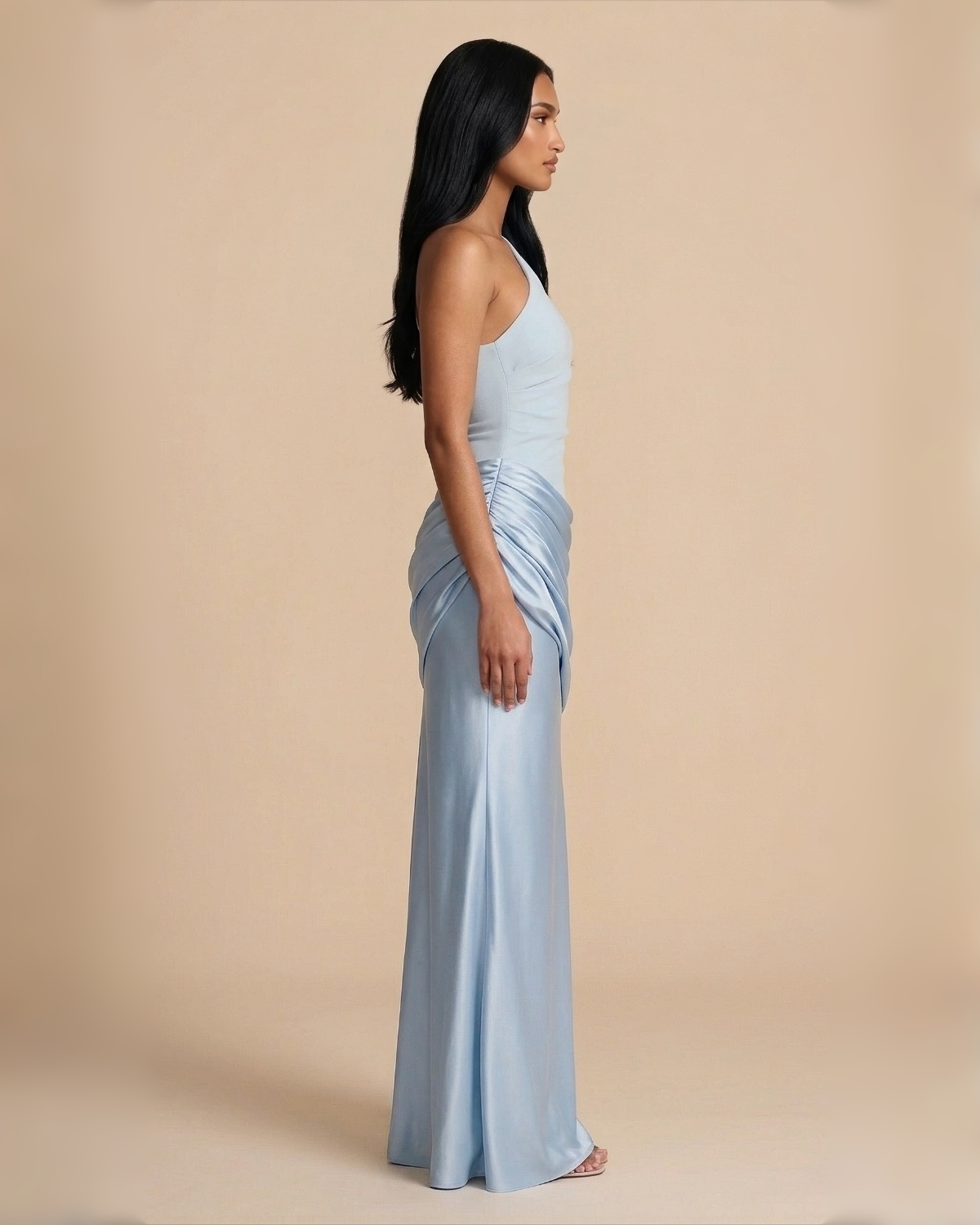 The Samira Maxi Dress - Ice Blue