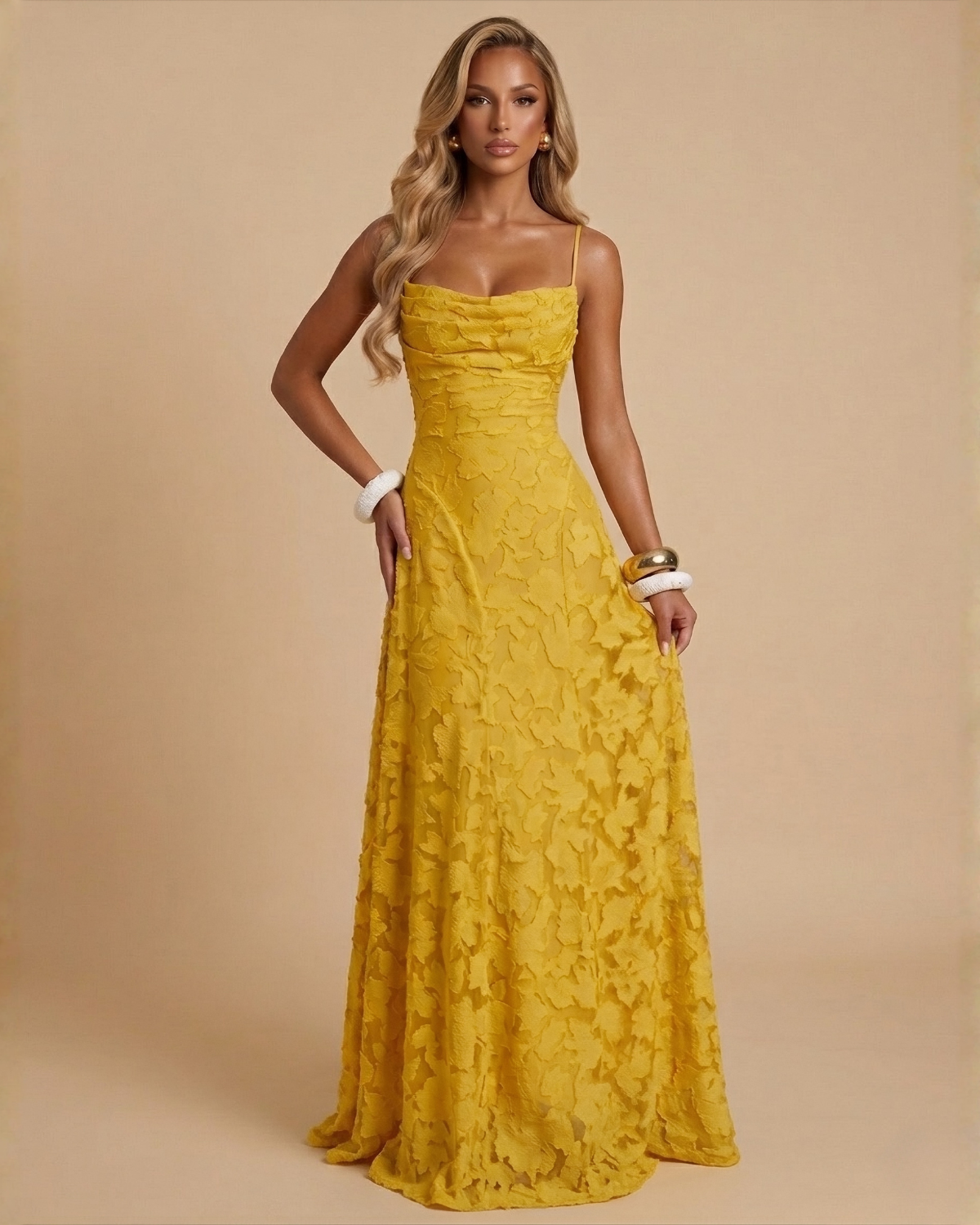 The Lola Maxi Dress - Yellow
