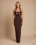 The Cassie Maxi Dress -  Brown