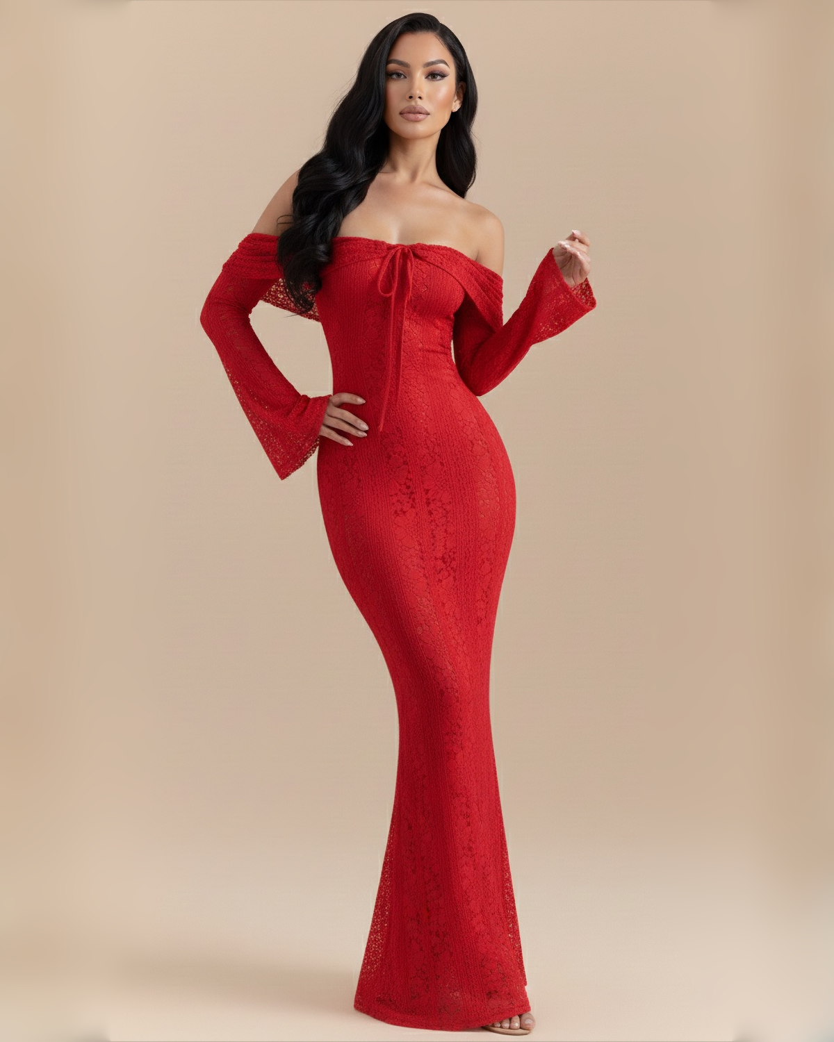 The Isabelle Maxi Dress - Red