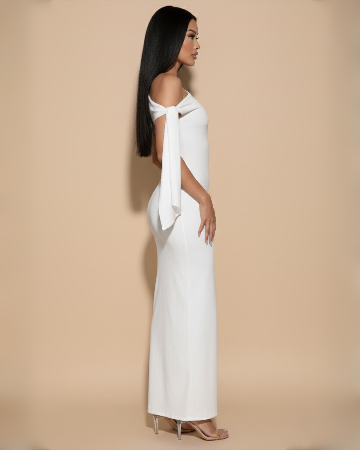 The Lavine Maxi Dress - White