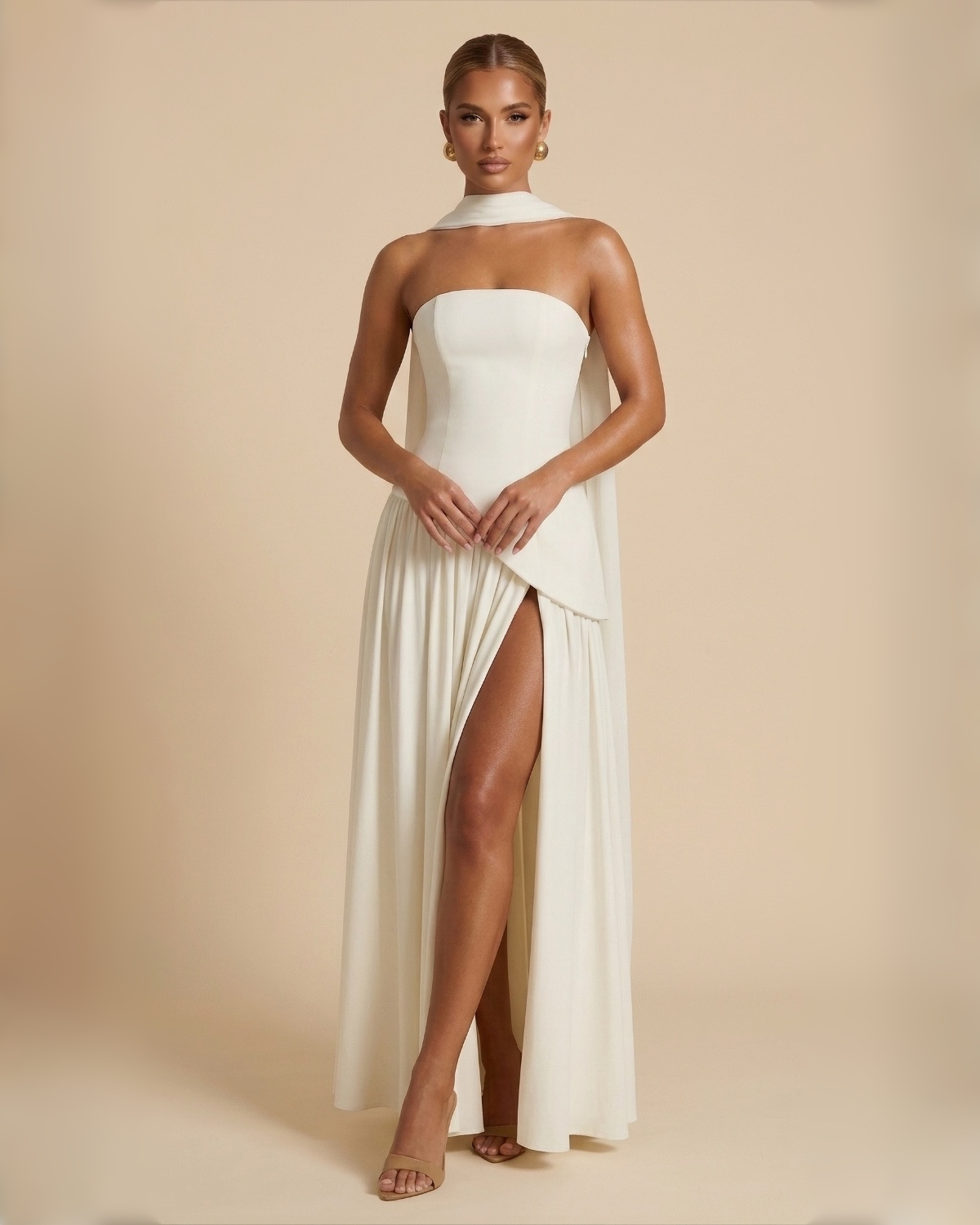 The Elizabeth Maxi Dress - White