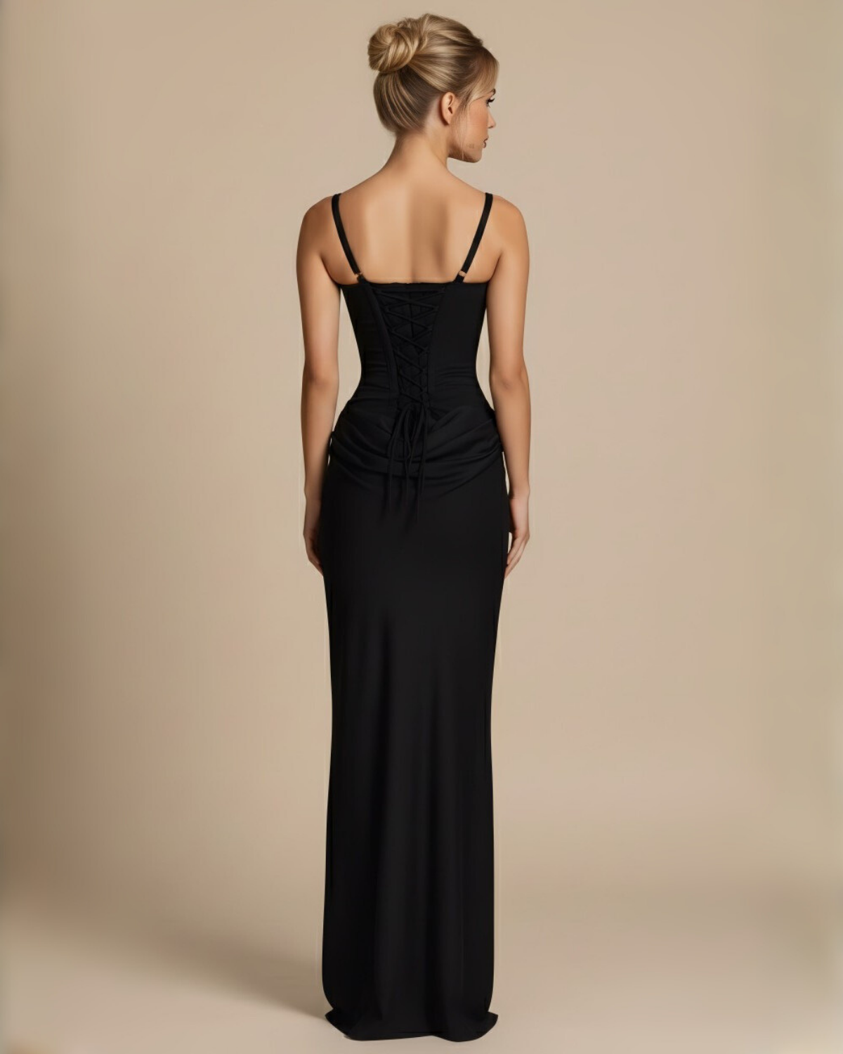 The Seraphina Maxi Dress - Black