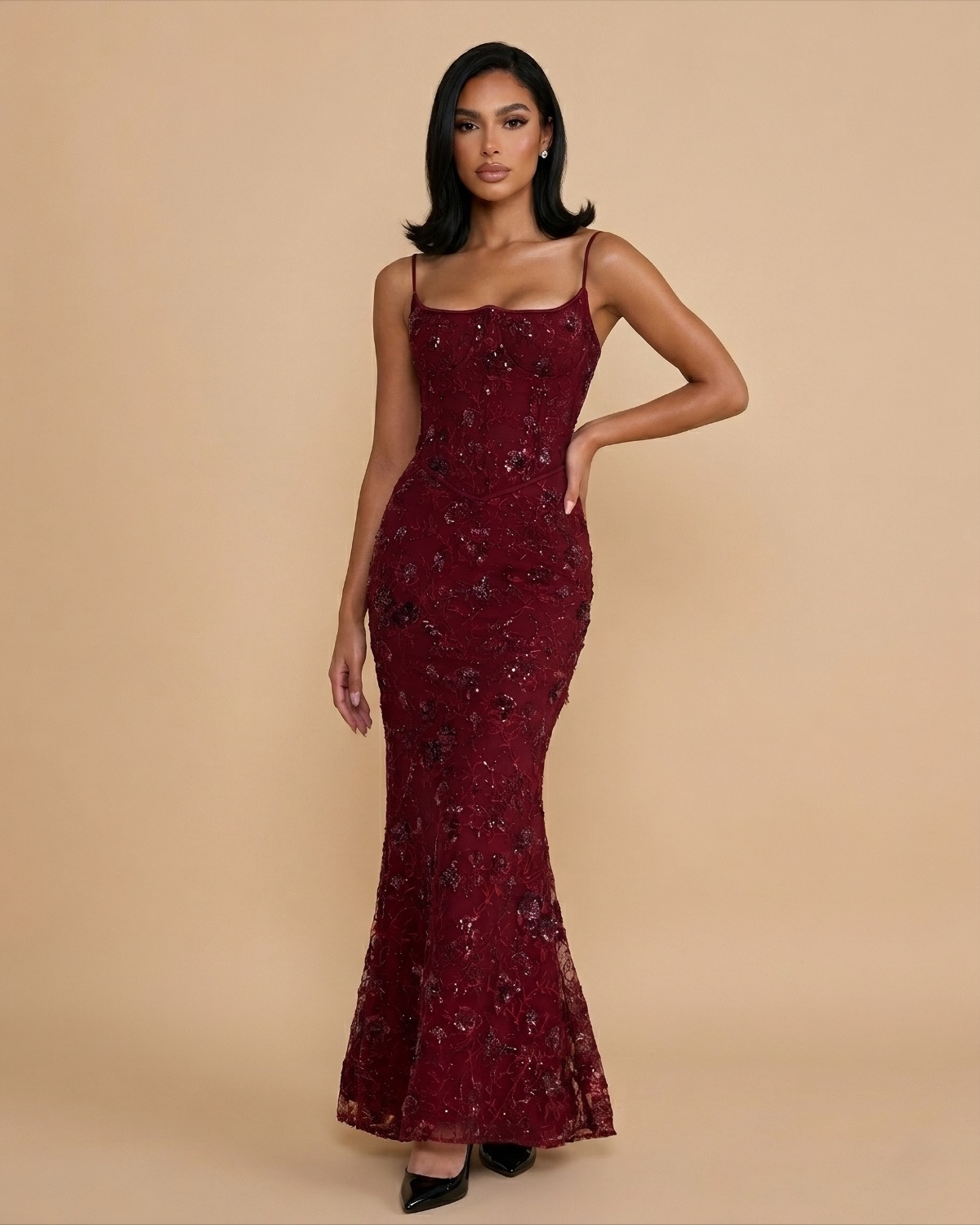 The Eloise Maxi Dress - Red
