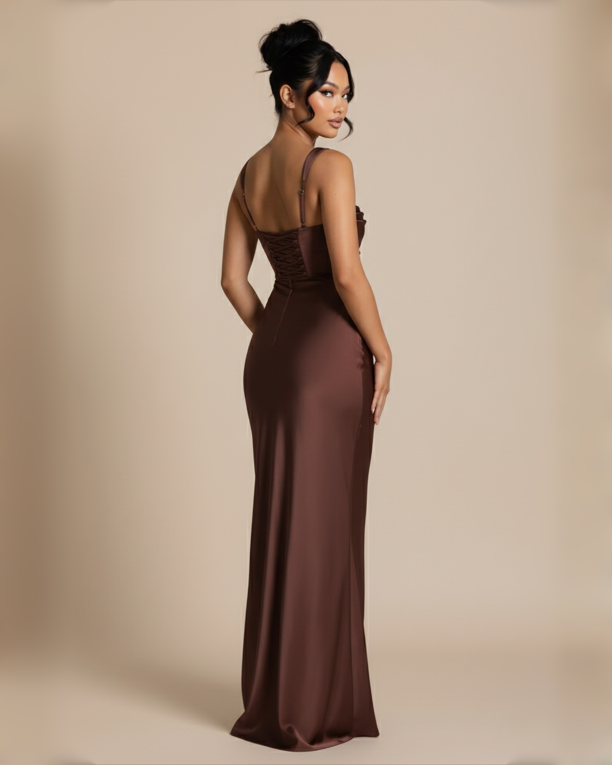 The Lorelai Maxi Dress - Brown